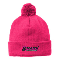 Sport-Tek Solid Pom Pom Beanie